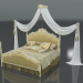 3D modeli Çift kişilik yatak (art. 14214) - önizleme