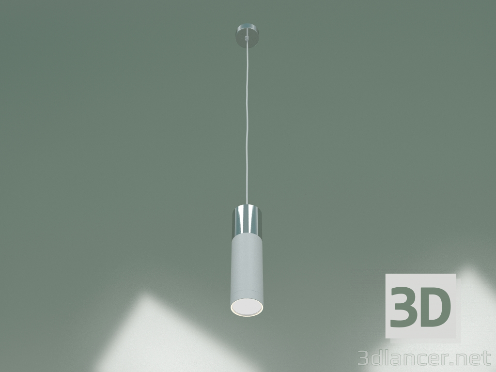 modello 3D Lampada a sospensione 50135-1 LED (cromo-bianco) - anteprima