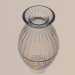 modello 3D vaso di vetro - anteprima