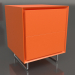 3d model Mueble TM 012 (400x400x500, naranja brillante luminoso) - vista previa