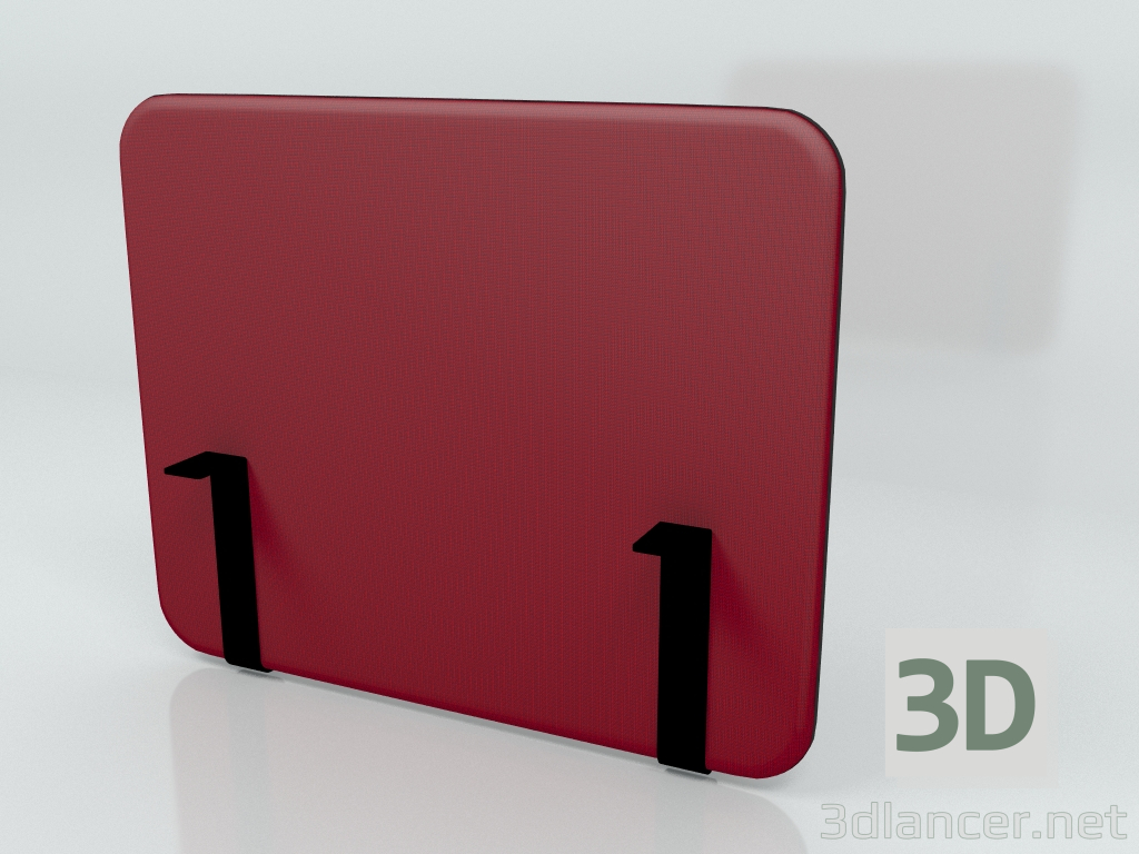 3d модель Акустичний екран Desk Single Side Sonic ZUS30 (800x650) – превью