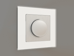 Dimmer (silver grooved)
