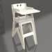 modèle 3D Chaise CLIC H (HGC1WH) - preview