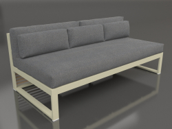 Modular sofa, section 4 (Gold)