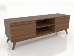 OPEN Schrank 1500 mm (heller Nussbaum)