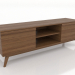 3d model OPEN cabinet 1500 mm (light walnut) - preview