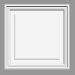 3d model Door panel D506 (43 x 43 x 1.7 cm) - preview