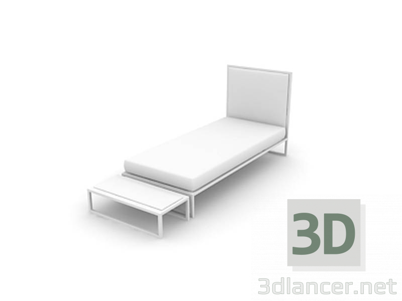 modello 3D Letto - anteprima