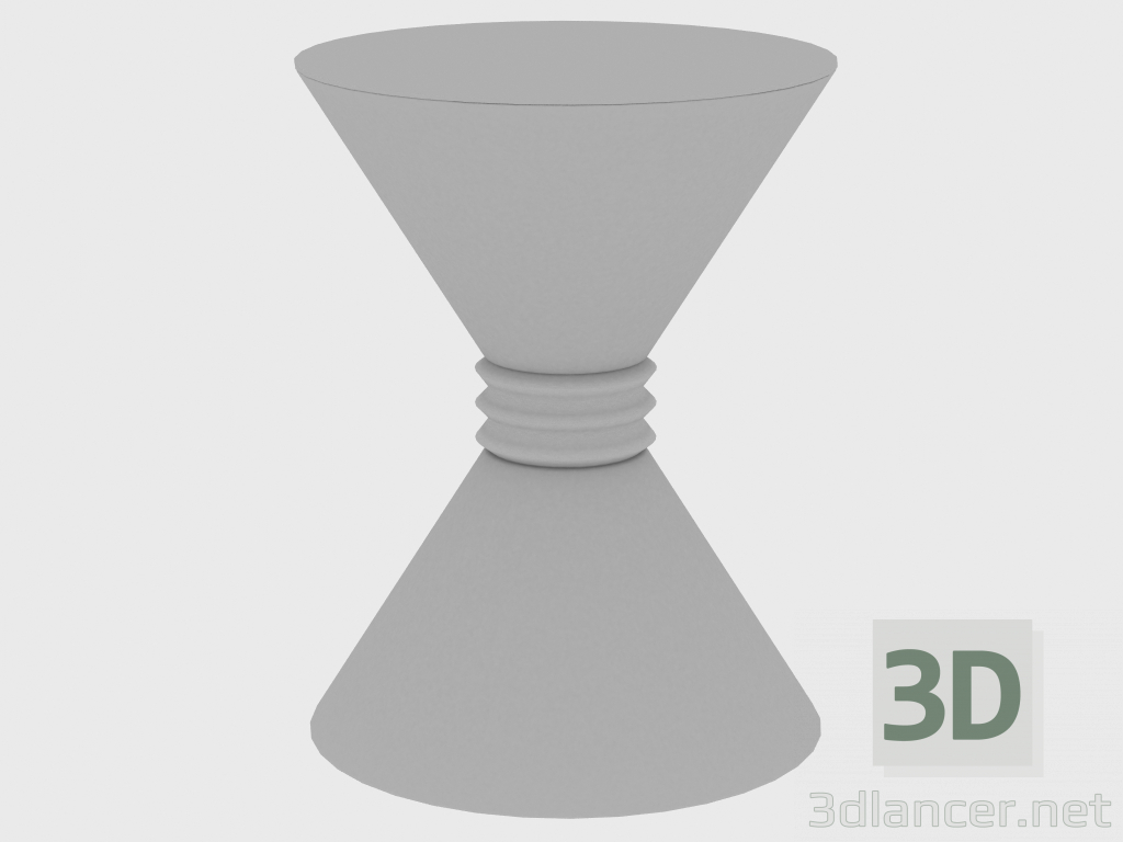 3D modeli Sehpa ANGIE KÜÇÜK MASA A + C (d36xH46) - önizleme