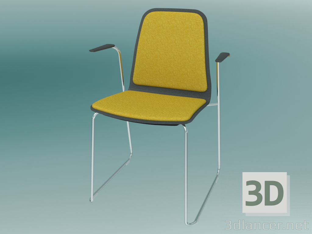 3d model Visitor Chair (K31V3 2P) - preview