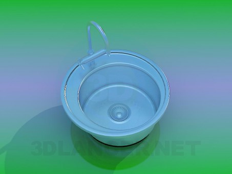 modelo 3D Fregadero de cocina - escuchar modelo 3D Fregadero de cocina - escuchar