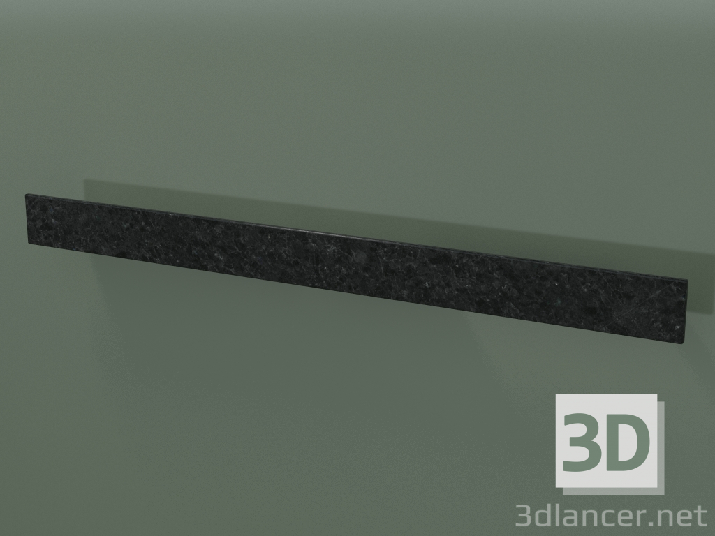 modello 3D Mensola Filolucido (90S18D01, Nero Assoluto M03) - anteprima