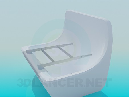 3d модель Ванна для инвалида – превью 3d модель Ванна для инвалида – превью