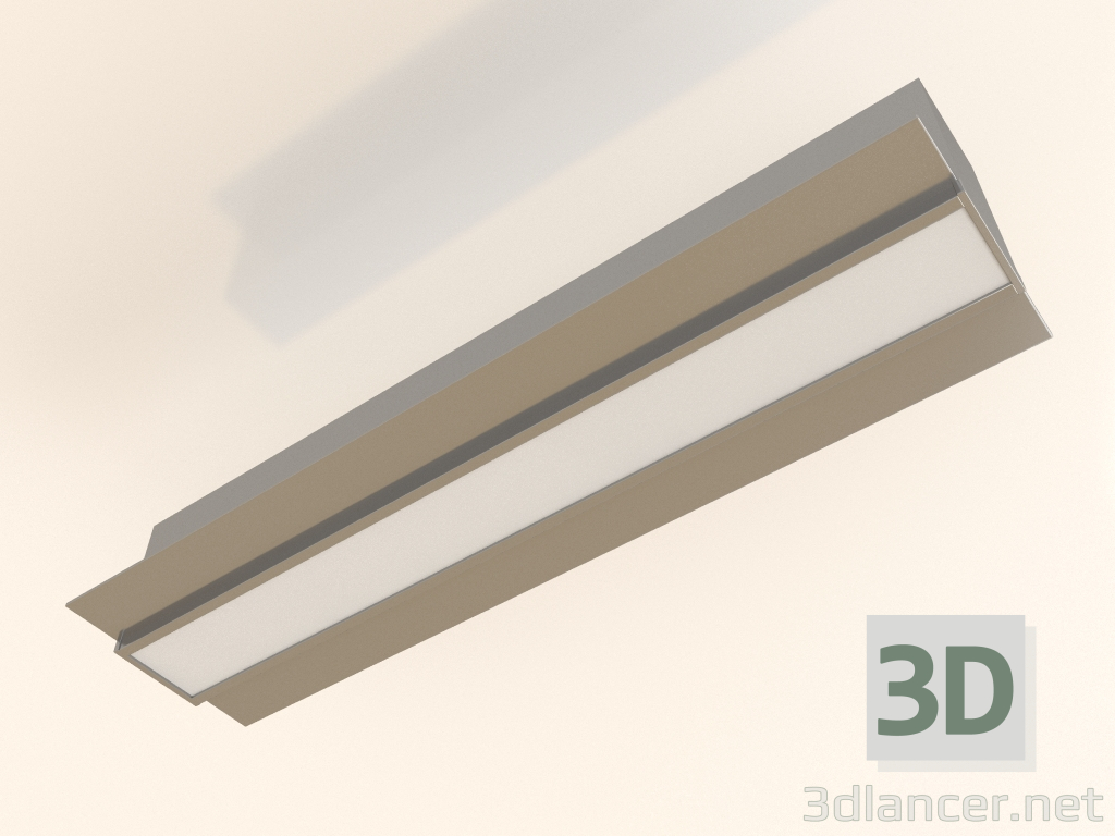 3D modeli Gömme lamba Thiny Slim RT 30 - önizleme