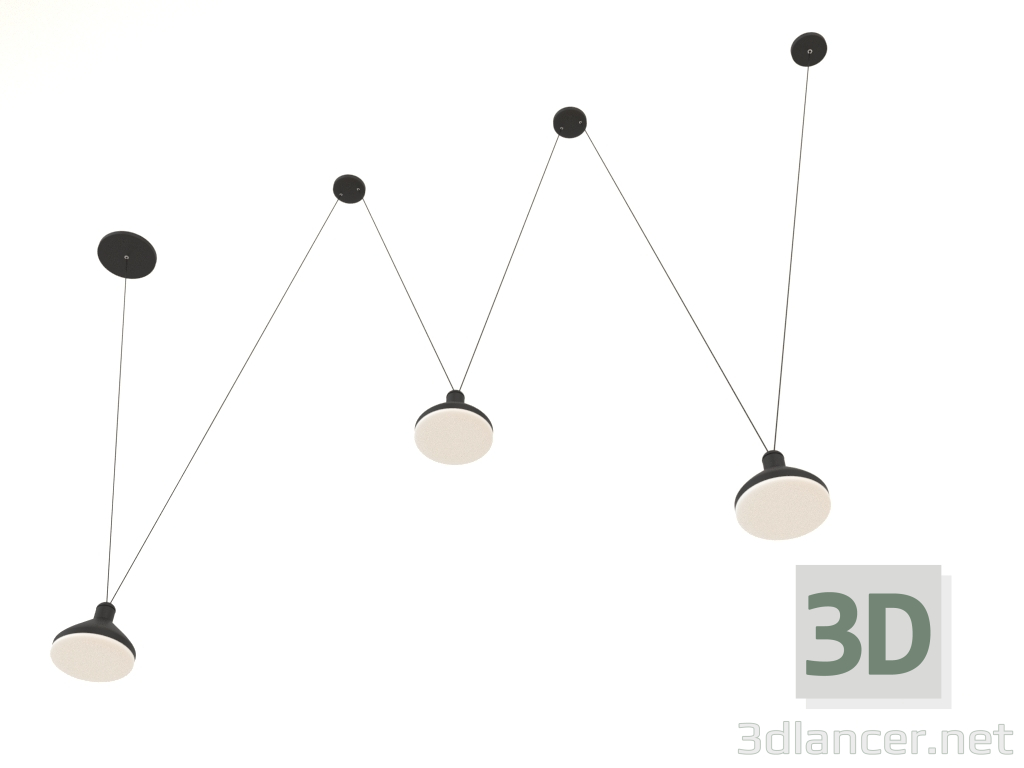 3d модель Подвесной светильник (7311) – превью