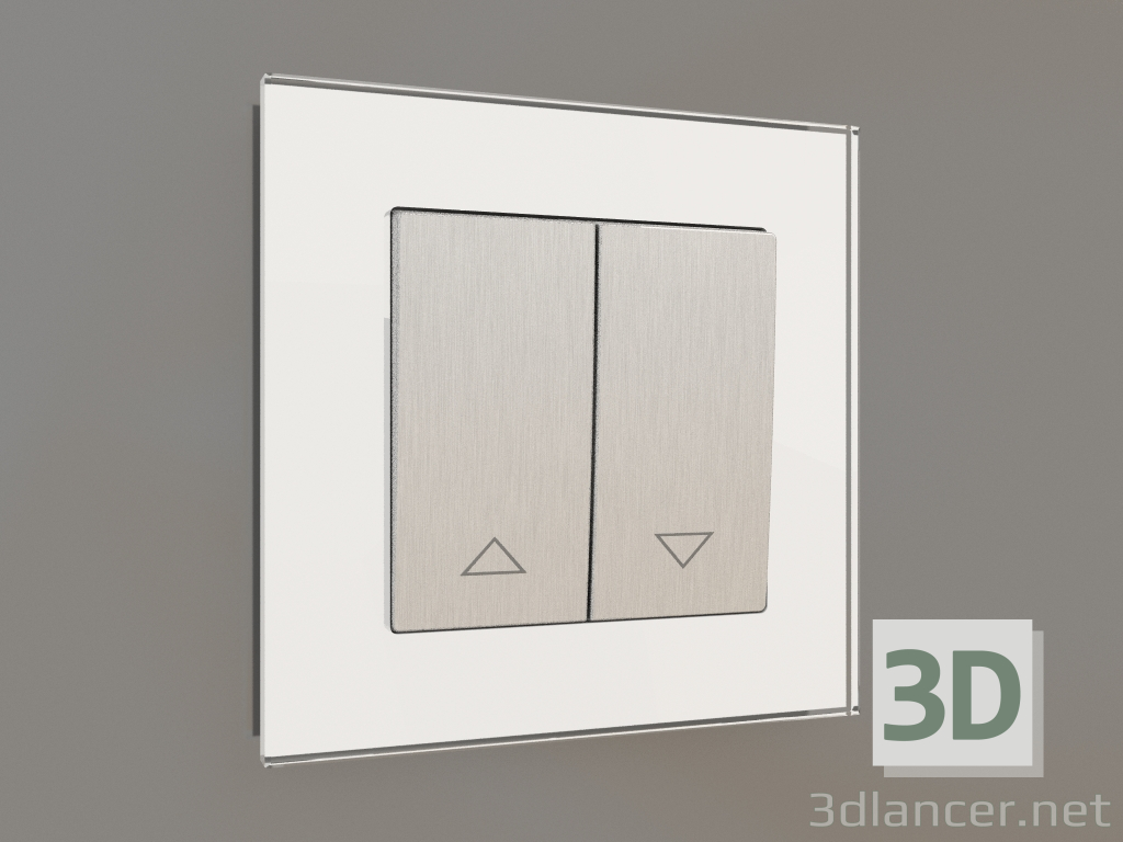 3d model Blinds switch (silver fluted) - preview