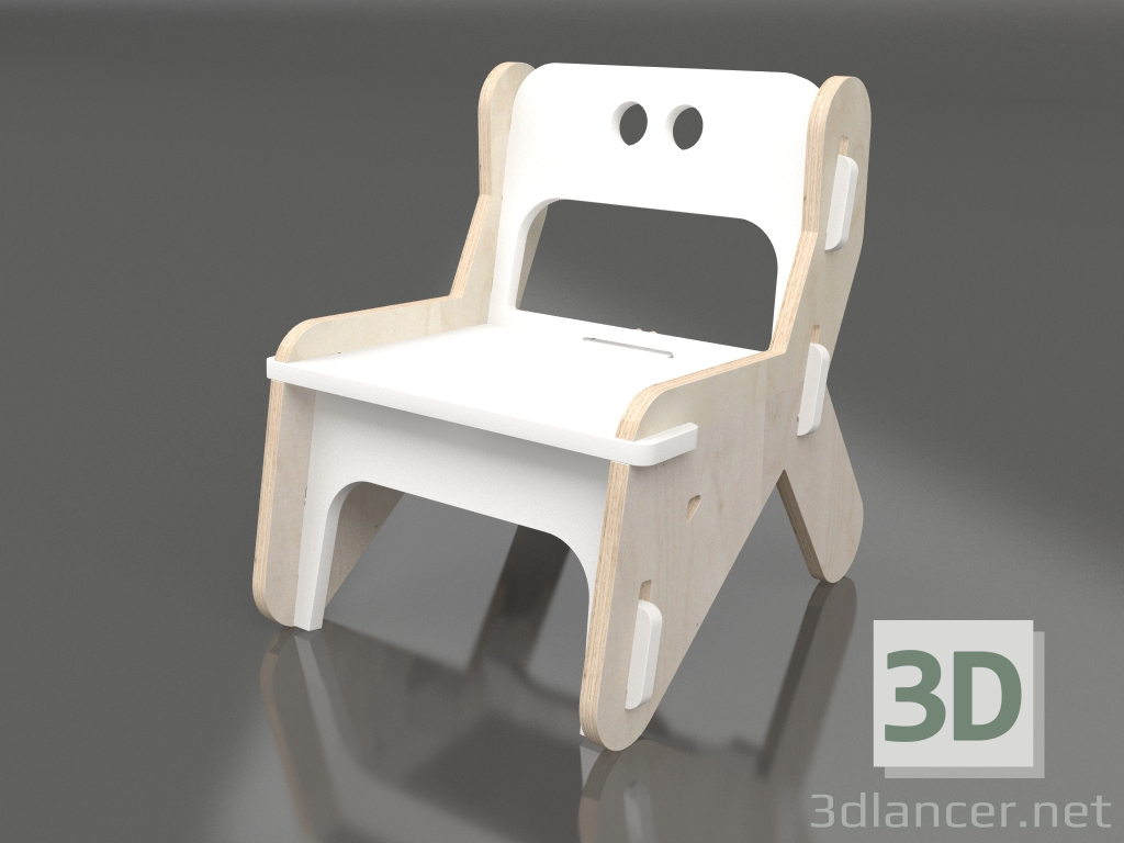 3D modeli Sandalye CLIC C (CWCC00) - önizleme