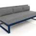 3D Modell Modulares Sofa, Abschnitt 4 (Nachtblau) - Vorschau
