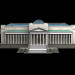 3d State Museum of Fine Arts named after AS Pushkin, Moscow model buy - render