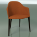 3d model Armchair 2225 (4 wooden legs, with removable upholstery, wenge) - preview