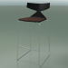 3 डी मॉडल कुर्सी स्टैकेबल बार 3713 (तकिया, काले, सीआरओ के साथ) - पूर्वावलोकन