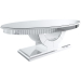 3d Oval Mirrored Dining Table model buy - render 3d Oval Mirrored Dining Table model buy - render