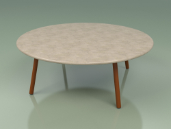 Coffee table 012 (Metal Rust, Farsena Stone)
