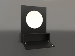 Зеркало (c открытым ящиком) ZL 15 (602x200х800, wood black)