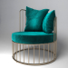 3d oft-style reception armchair model buy - render