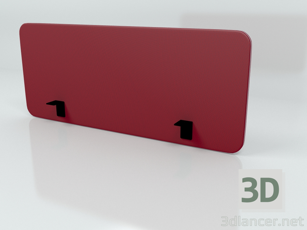 3d модель Акустический экран Desk Bench Side Twin ZUT11 (1200x500) – превью