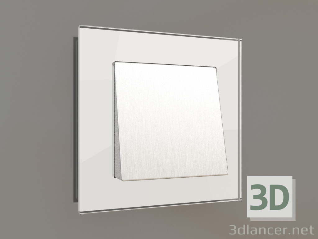 3d model Cable outlet (silver knurled) - preview