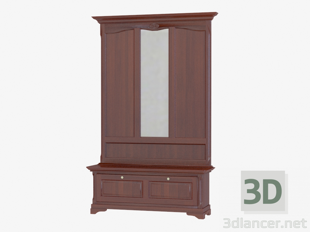 3d model Anteroom (hanger with banquet) FS3311 and FS3312 - preview