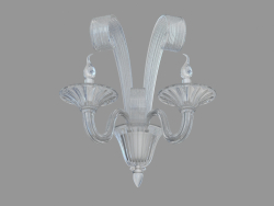 Sconce from glass (W110218 2clear)