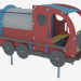 3 डी मॉडल टैंक के साथ बच्चों के खेल का मैदान उपकरण ट्रक (5128) - पूर्वावलोकन
