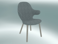 Prendedor da cadeira (JH1, 59x58 H 88cm, carvalho oleado branco, Hallingdal - 130)