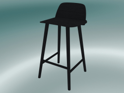 Bar stool Nerd (65 cm, Black)