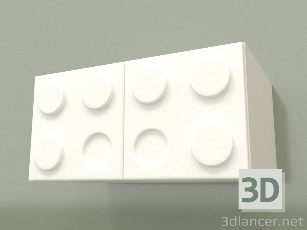 3D Modell Zwischengeschoss (Weiß) - Vorschau