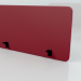 3D Modell Akustikschirm Desk Bench Side Twin ZUT61 (1200x650) - Vorschau