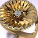 anillo de loto 3D modelo Compro - render