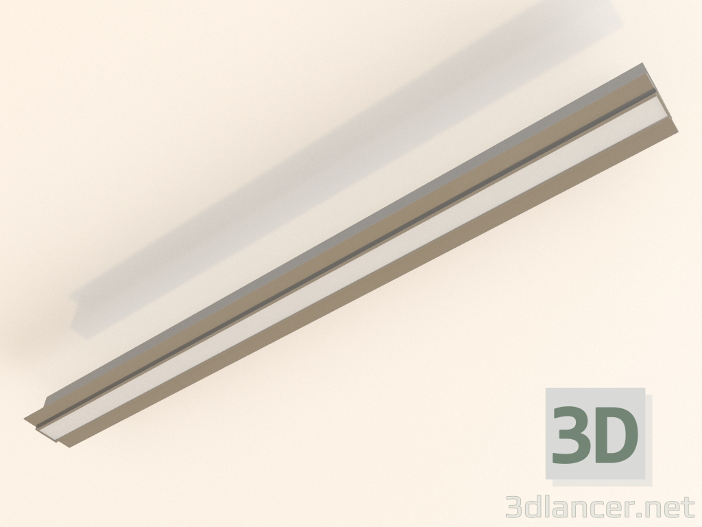 3D modeli Gömme lamba Thiny Slim RT 90 - önizleme