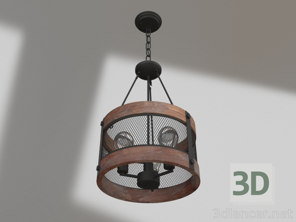 modello 3D Lampada a sospensione Vittoria (FR4561-PL-03-B) - anteprima