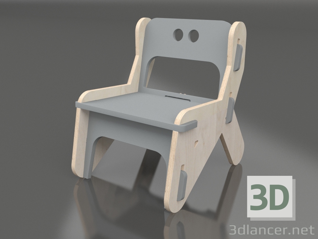 modèle 3D Chaise CLIC C (CQCC00) - preview