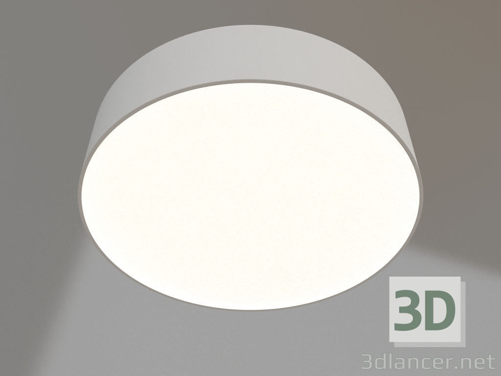 3D Modell Lampe IM-RONDO-EMERGENCY-3H-R210-20W Day4000 (WH, 120 Grad, 230V) - Vorschau
