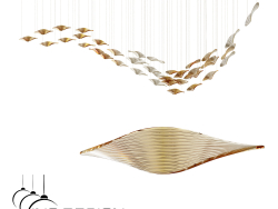 Asma dekorlar Inodesign Spiral Amber 30