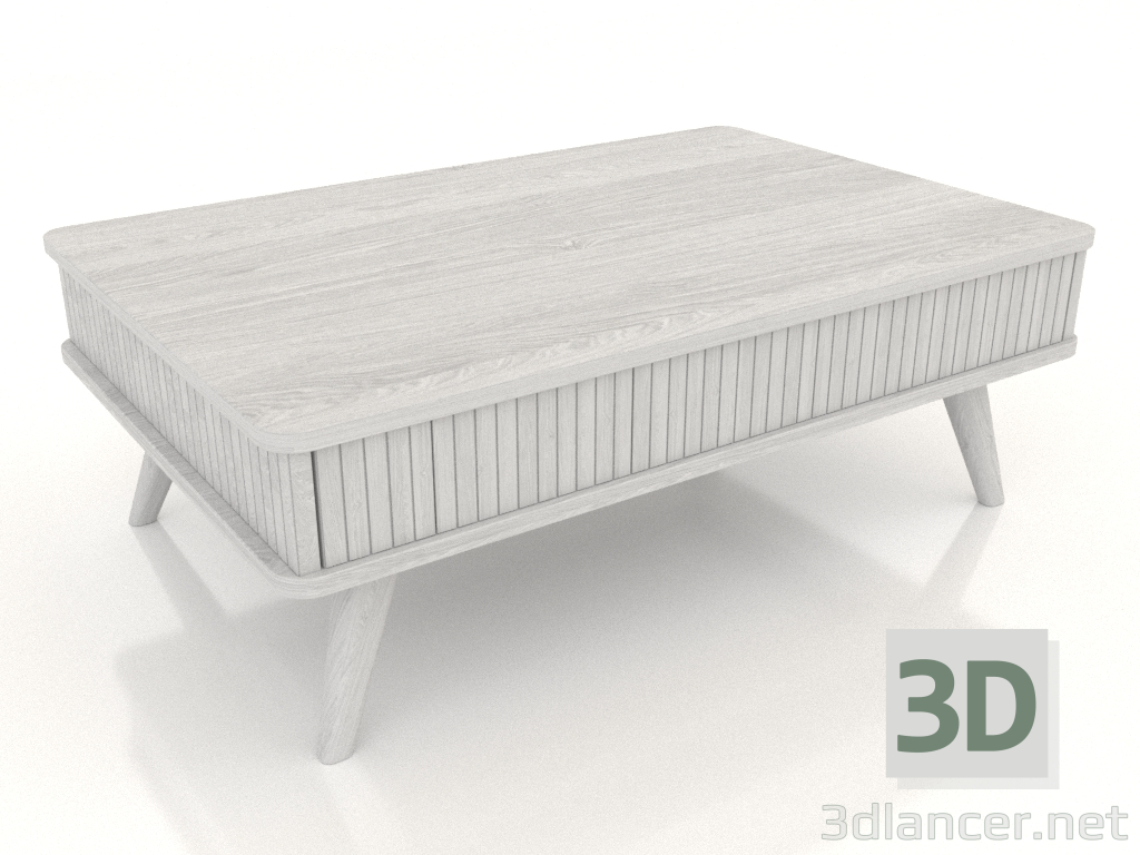 Modelo 3d Mesa de centro (branco RAL 9010) - preview