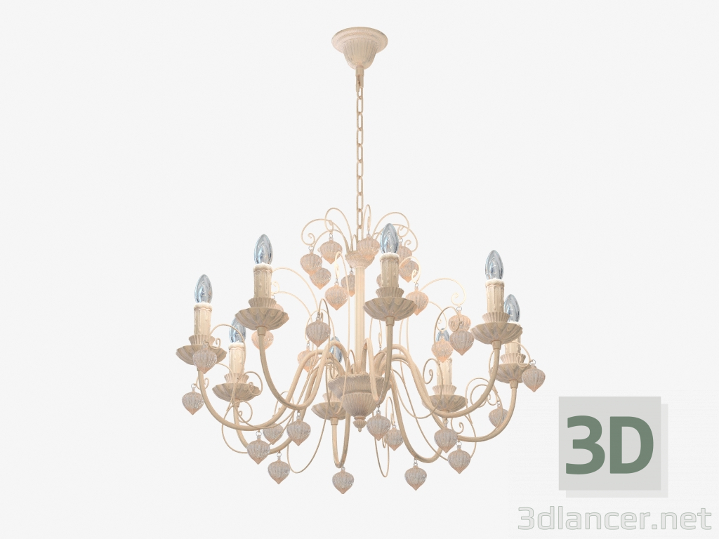 Modelo 3d decoração candelabro (S110212 8) - preview
