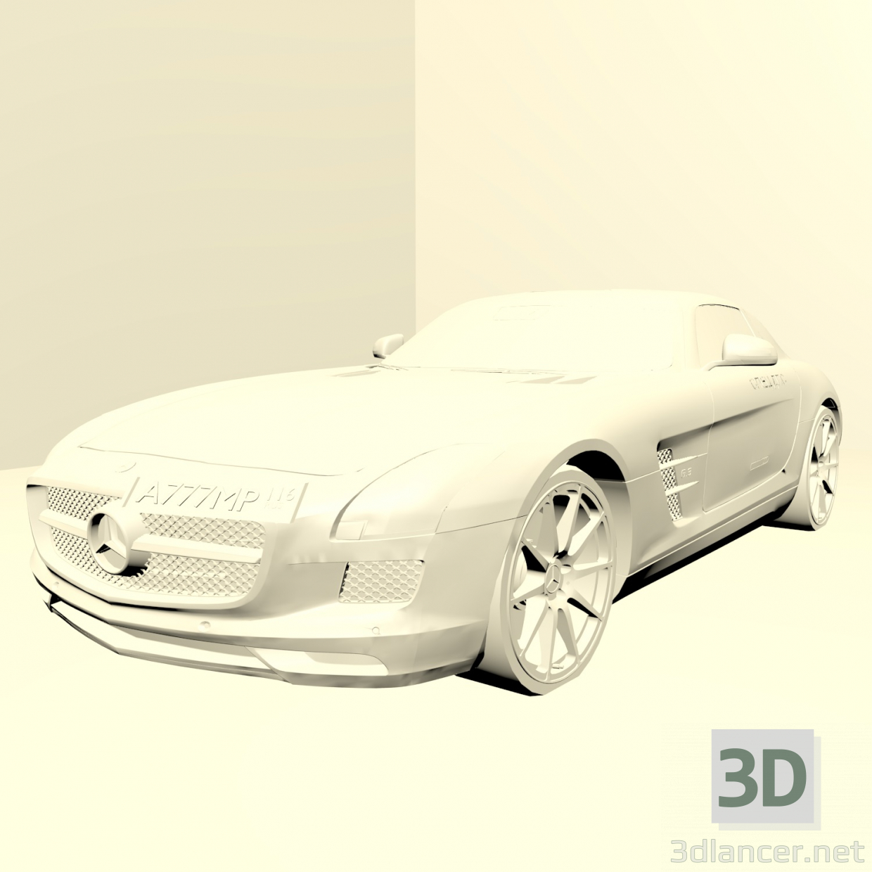 3d model Mercedes-Benz SLS AMG (2011) | 24445 | 3dlancer.net