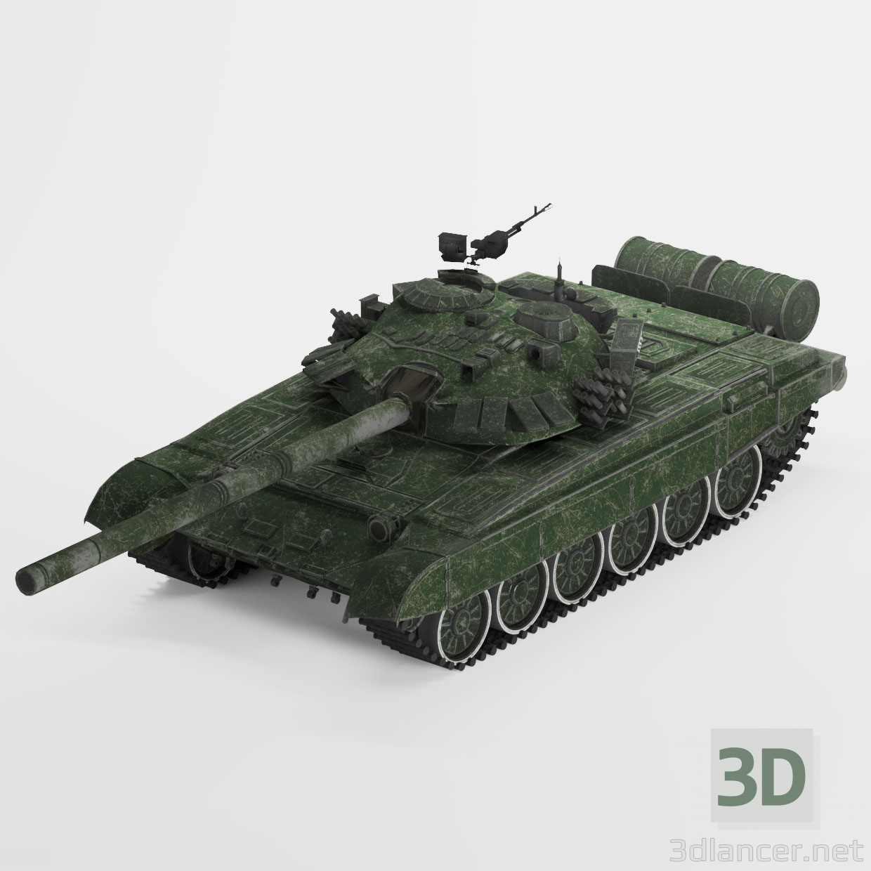 3d Tank T-72 model buy - render 3d Tank T-72 model buy - render