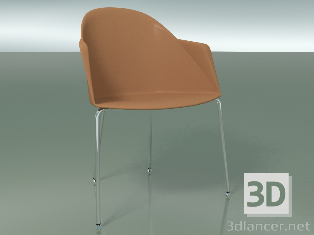 Modelo 3d Cadeira 2220 (4 pernas, CRO, PC00004 polipropileno) - preview