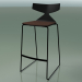 3d model Stackable Bar Stool 3713 (with cushion, Black, V39) - preview